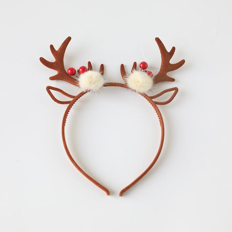 MOQ 9PCS Christmas Antler Decor Headband Wholesale