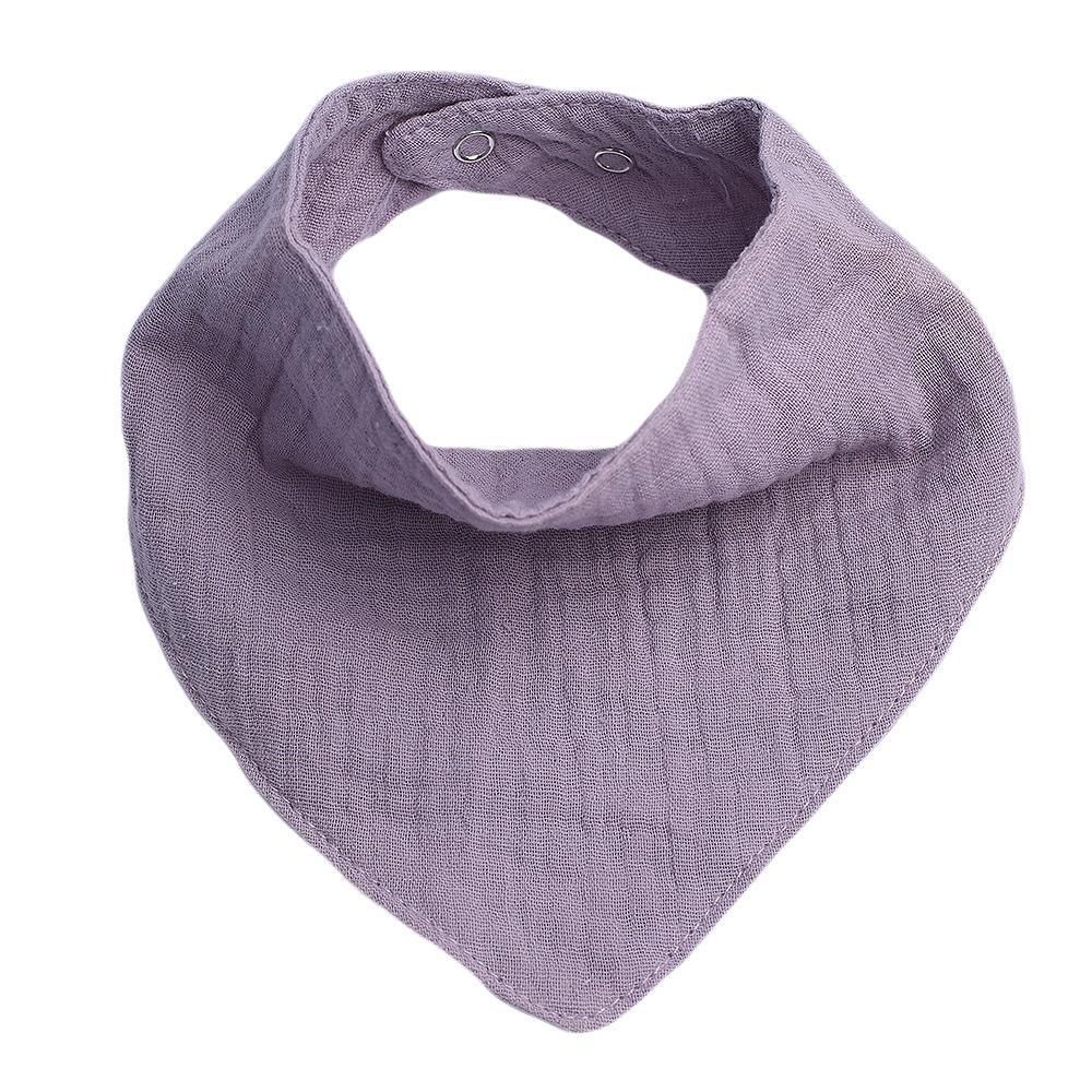MOQ 10PCS Cotton crepe gauze triangle scarf baby bib Wholesale