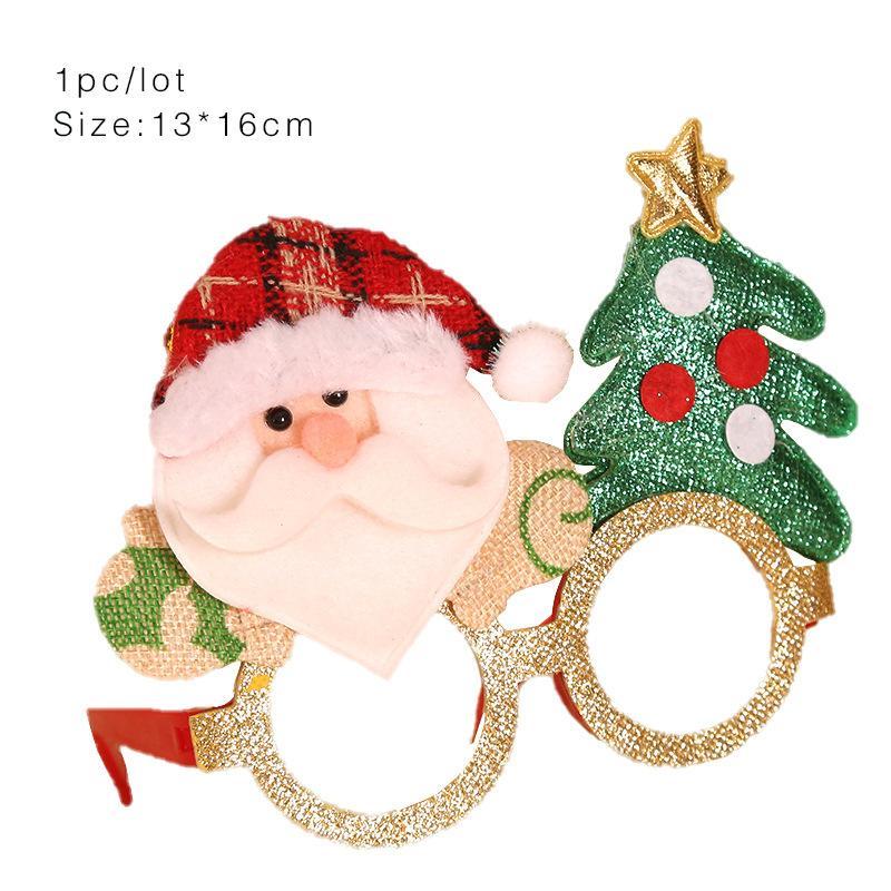 4SETS+ Christmas glasses cartoon party makeup dance creative gifts toys (4PCS) wholesale