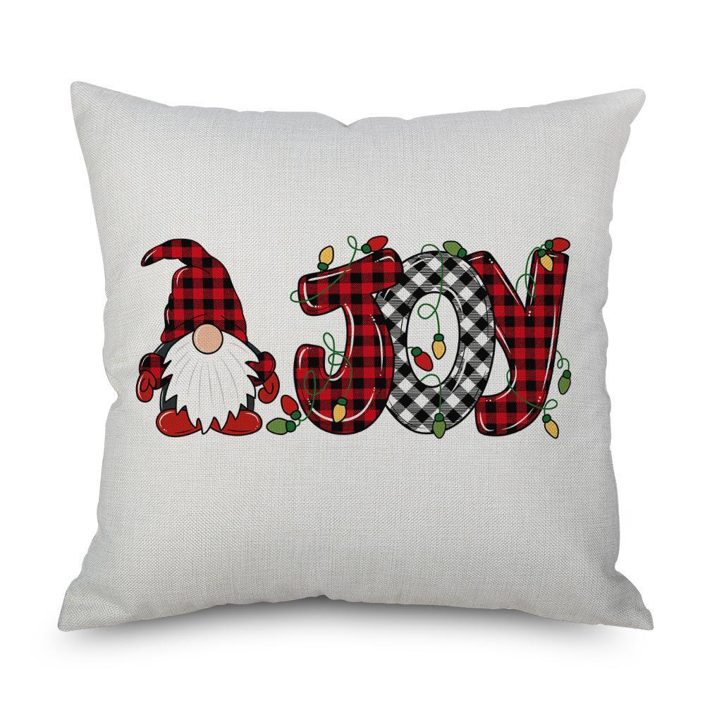 MOQ 6pcs Christmas Print Pillow Cover Without Filler Wholesale