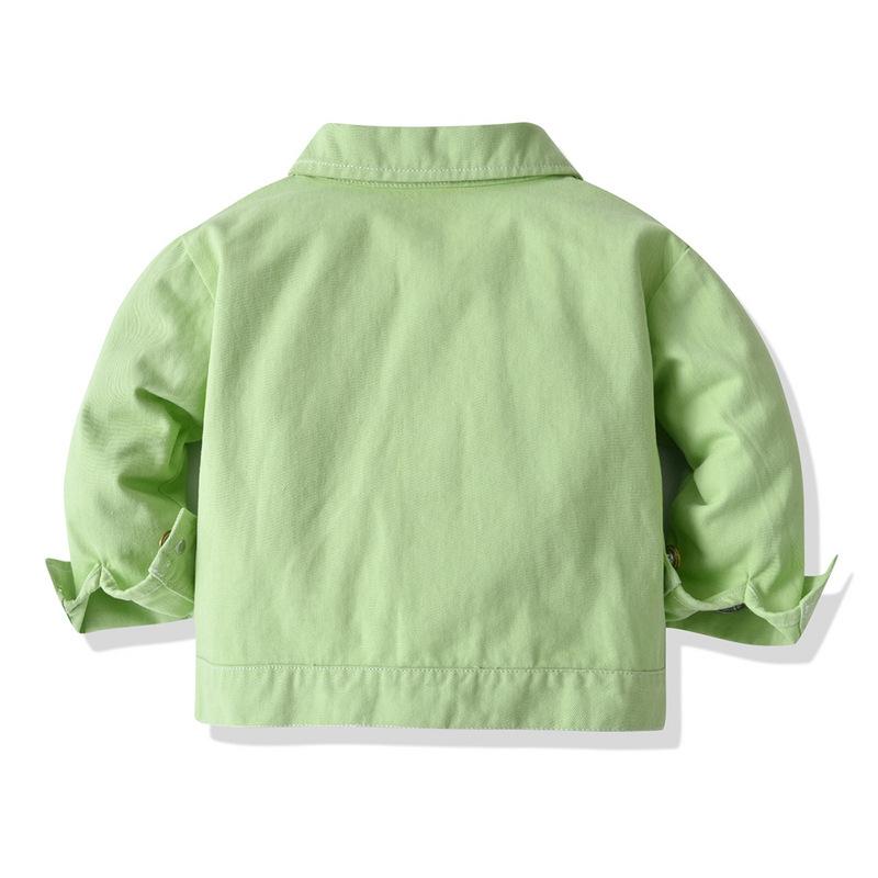 Cotton fashion long-sleeved short denim jacket wholesale
