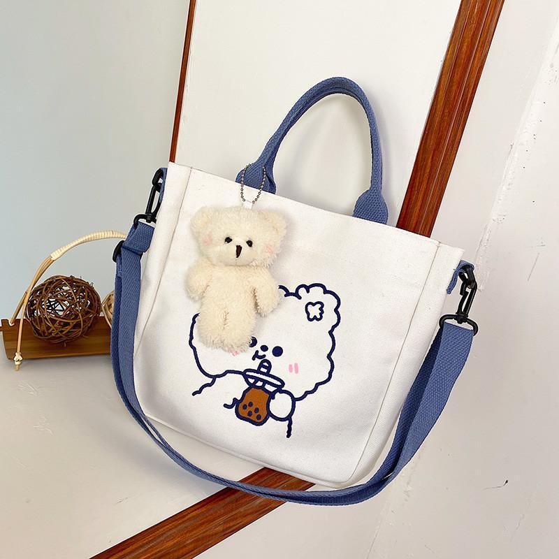 MOQ 4PCS Kids Cartoon Graphic Shoulder Bag With Bag Charm Wholesale