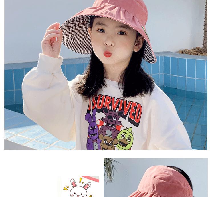 MOQ 4PCS Children's big eaves sun hat wholesale