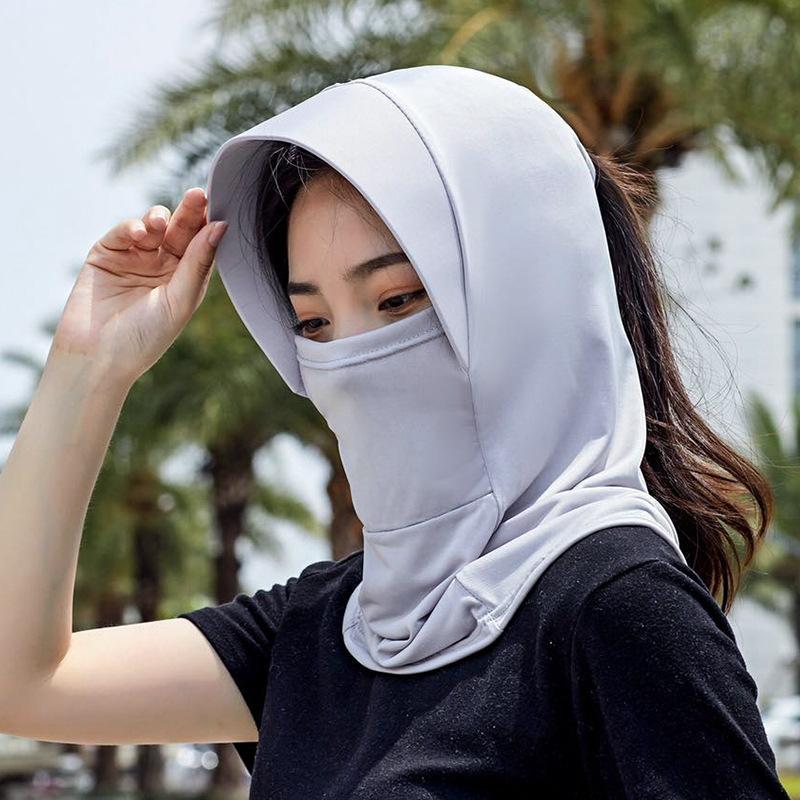 MOQ 3PCS Sun visor with brim breathable mask with rear opening Wholesale