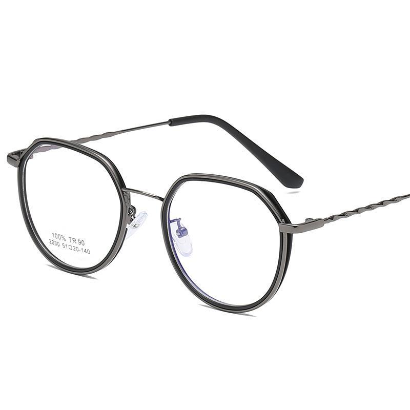 MOQ 3Pairs  TR90 anti blue light spectacle frame pattern leg spectacle frame wholesale