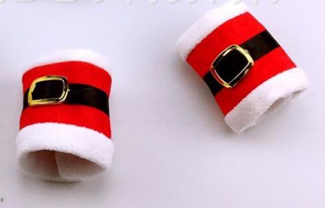 MOQ:5pcs Christmas Napkin Ring Wholesale