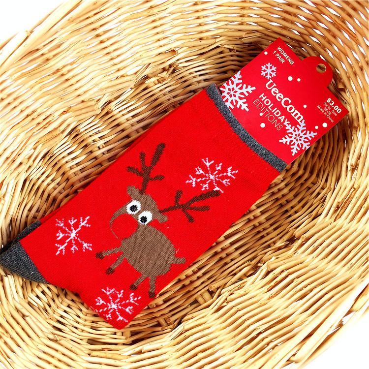 20PCS Random colo Christmas cotton cute men's and women's tube socks wholesale