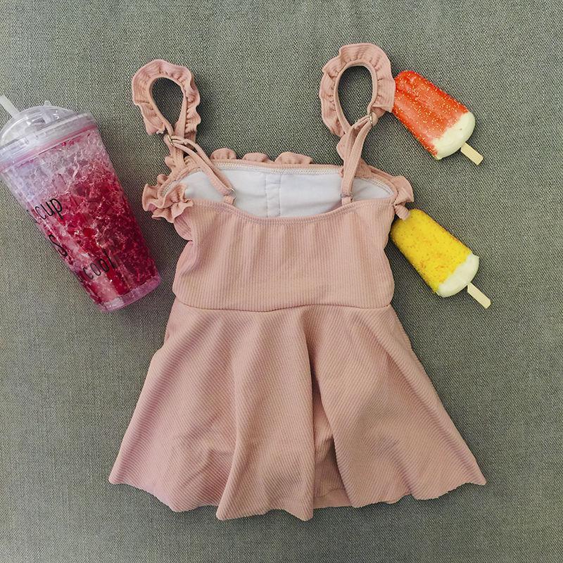 Girls Princess Swimsuit Children's One-piece Skirt Toddler Wholesale Swim Wear