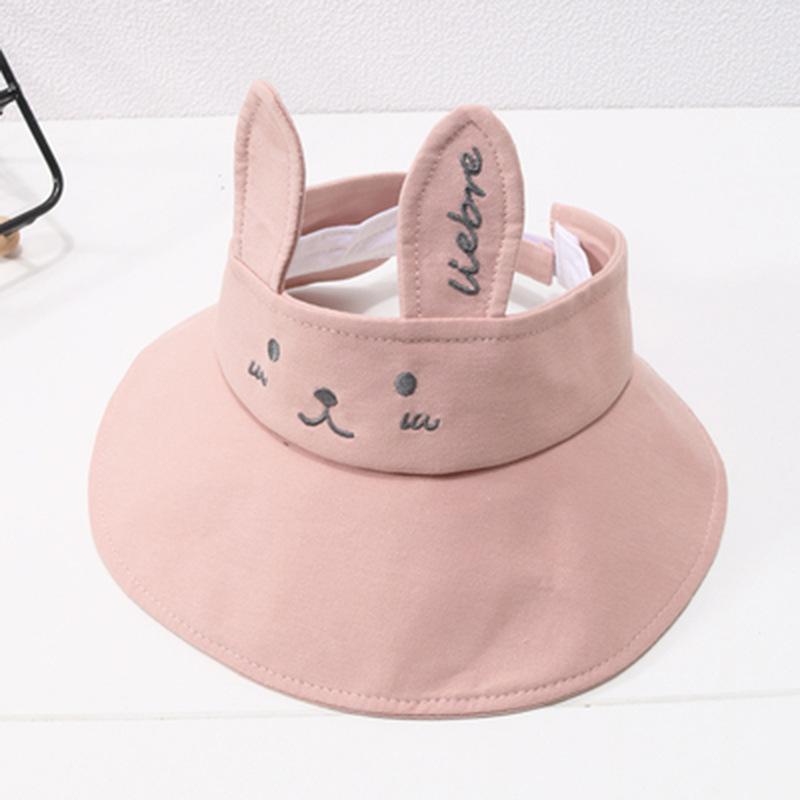 MOQ 3PCS  Cotton Bunny Ears Cute Sun Hat Cartoon Baby Sun Hat Wholesale