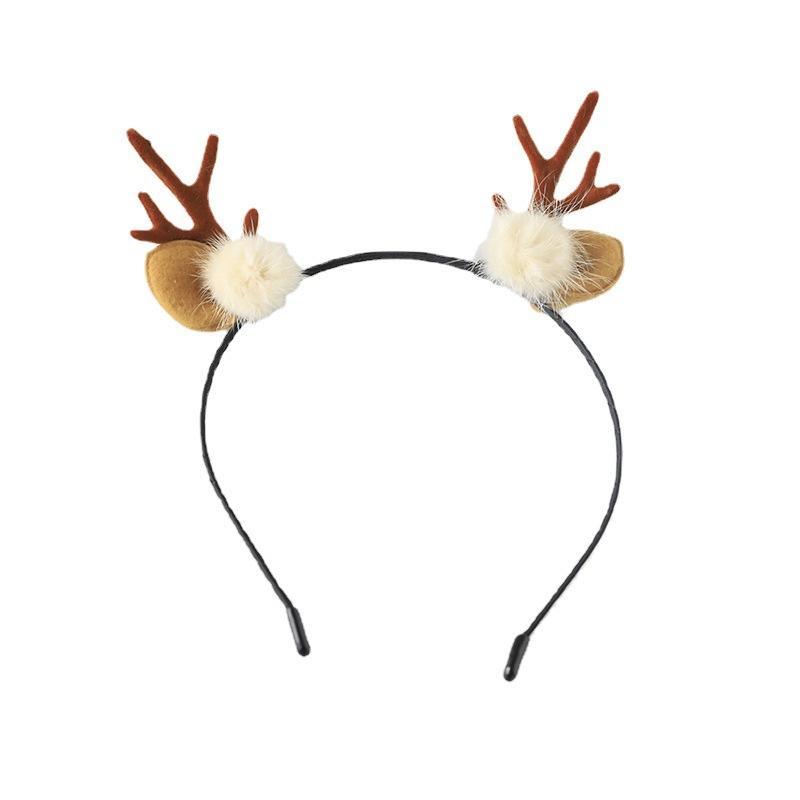 MOQ 9PCS Christmas Antler Decor Headband Wholesale