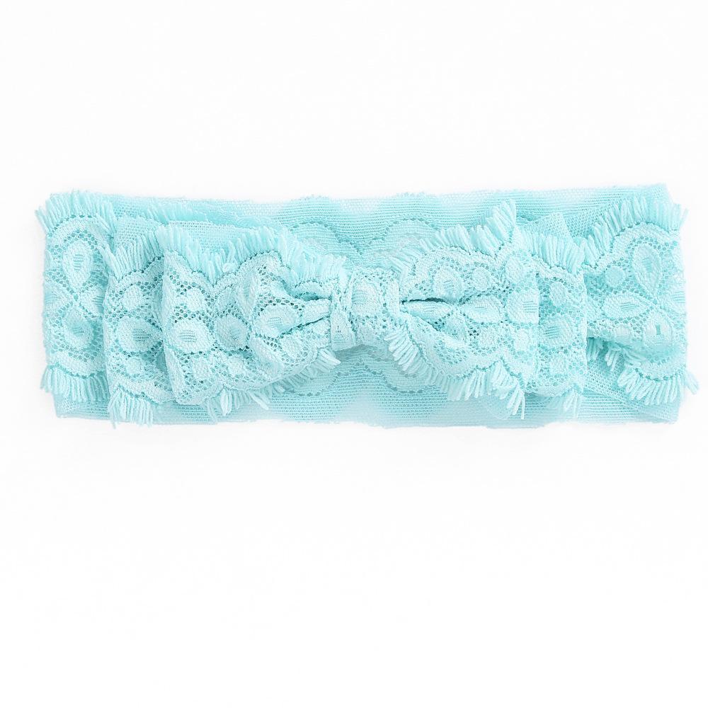 Lace sweet double bow hairband wholesale