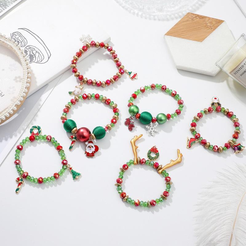 MOQ:6PCS Christmas color bracelet wholesale