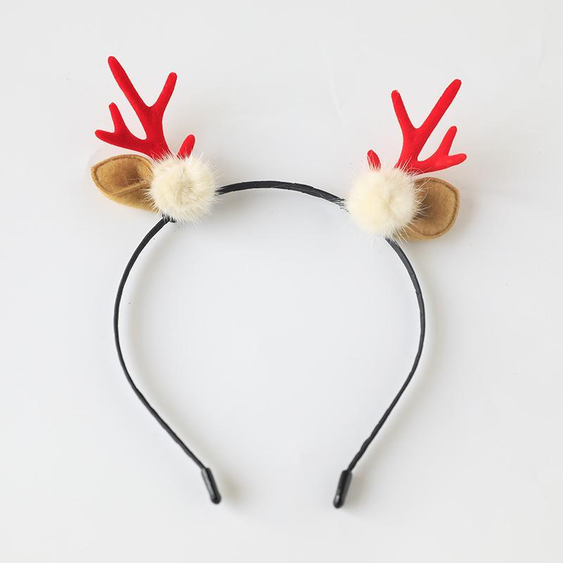 MOQ 9PCS Christmas Antler Decor Headband Wholesale