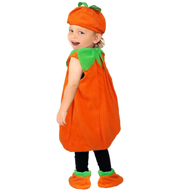 MOQ:3 Packs Halloween COSPLAY children pumpkin costume wholesale