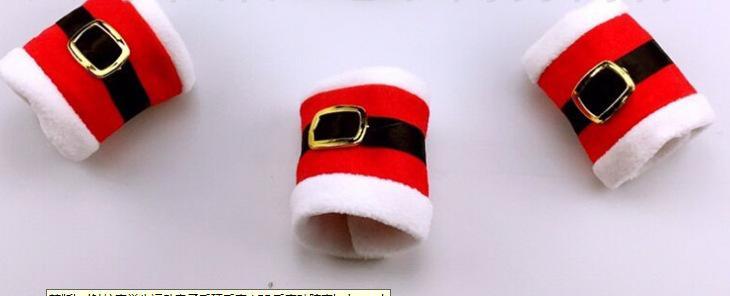 MOQ:5pcs Christmas Napkin Ring Wholesale