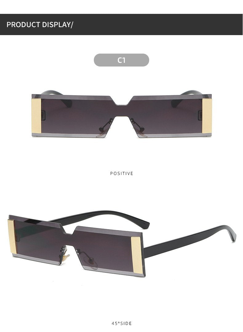 MOQ 3Pairs Fashion frameless personal Sunglasses trend sunglasses wholesale