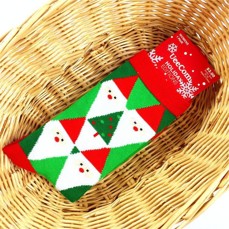 20PCS Random colo Christmas cotton cute men's and women's tube socks wholesale