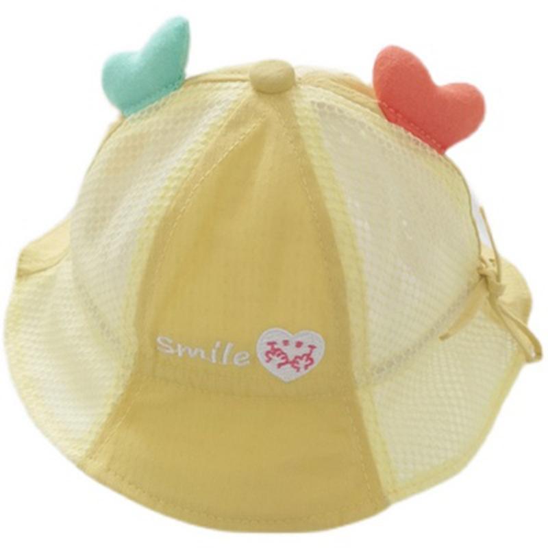 MOQ 4PCS  Baby hat wholesale thin section breathable hollow adjustable