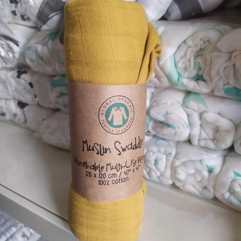 MOQ 3PCS+ Bamboo cotton pure cotton plain gauze bath towel blanket Wholesale
