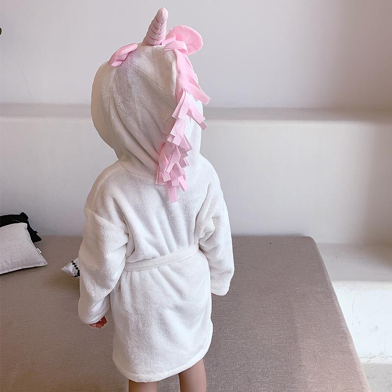 Flannel Unicorn Pajama Bathrobe Wholesale