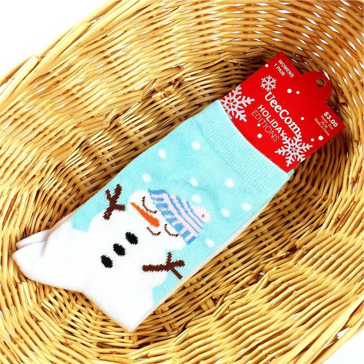 20PCS Random colo Christmas cotton cute men's and women's tube socks wholesale