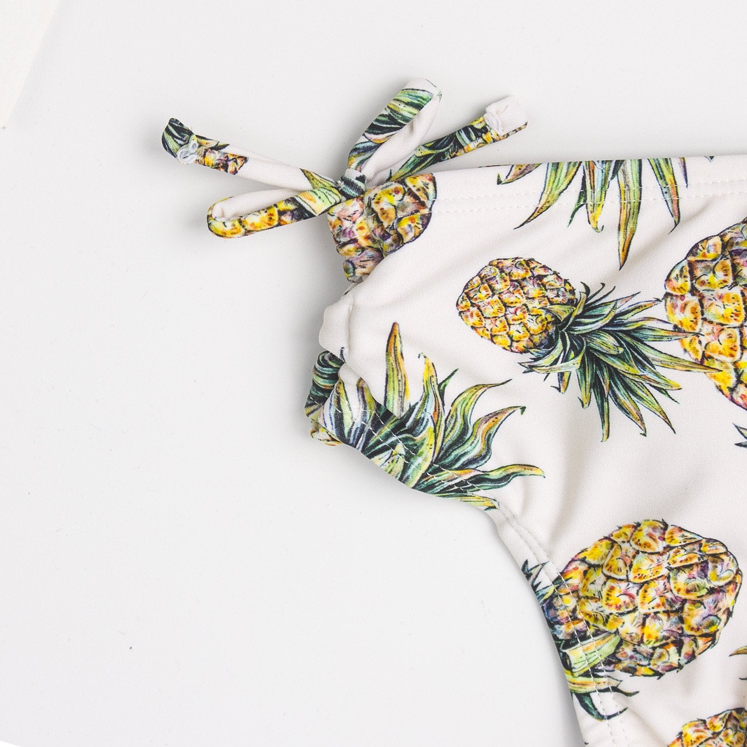 Girl's Pineapple Printing Bikini Two-pieces Swimsuit