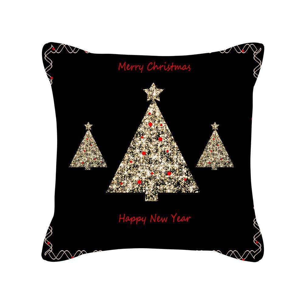 MOQ 6Pcs Christmas Snowflake Print Cushion Cover Without Filler Wholesale