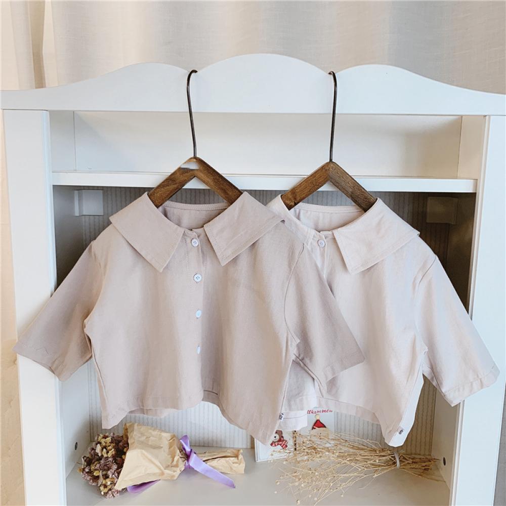 Unisex Boys Girls Spring and Autumn Embroidered Top Girl Boutique Clothing Wholesale