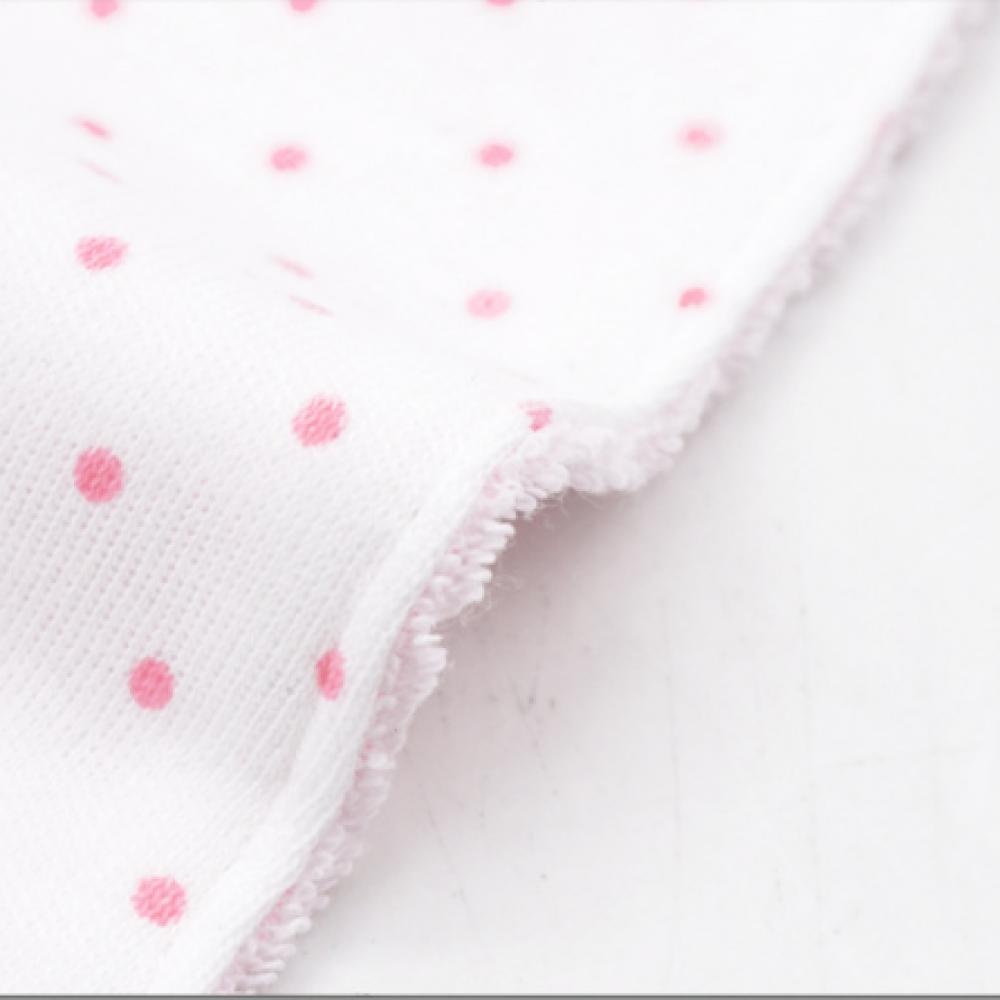 MOQ 3PCS Baby Double Button Saliva Towel Baby Accesories Wholesale