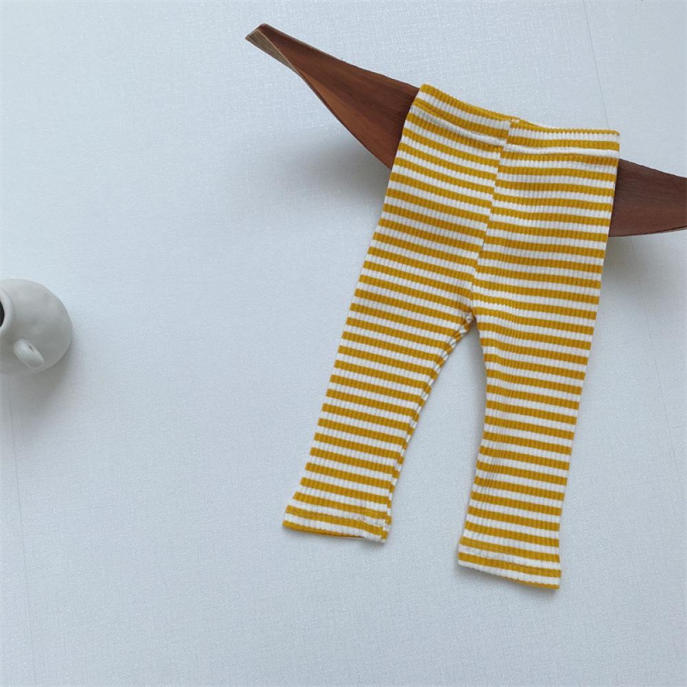 Baby Girls Korean Autumn/Winter Striped Cotton Pants Wholesale Clothing Baby
