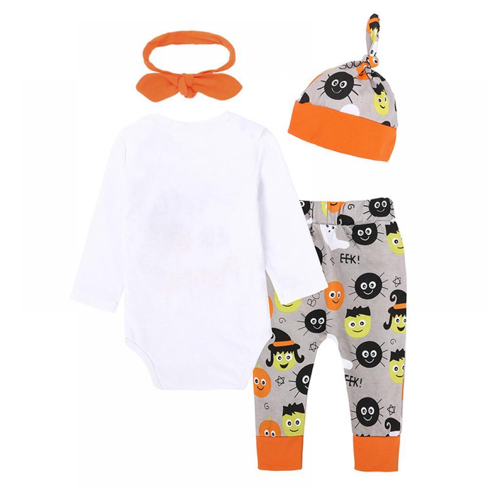 Baby Boys Autumn Halloween Pumpkin Set Baby Wholesale Suppliers