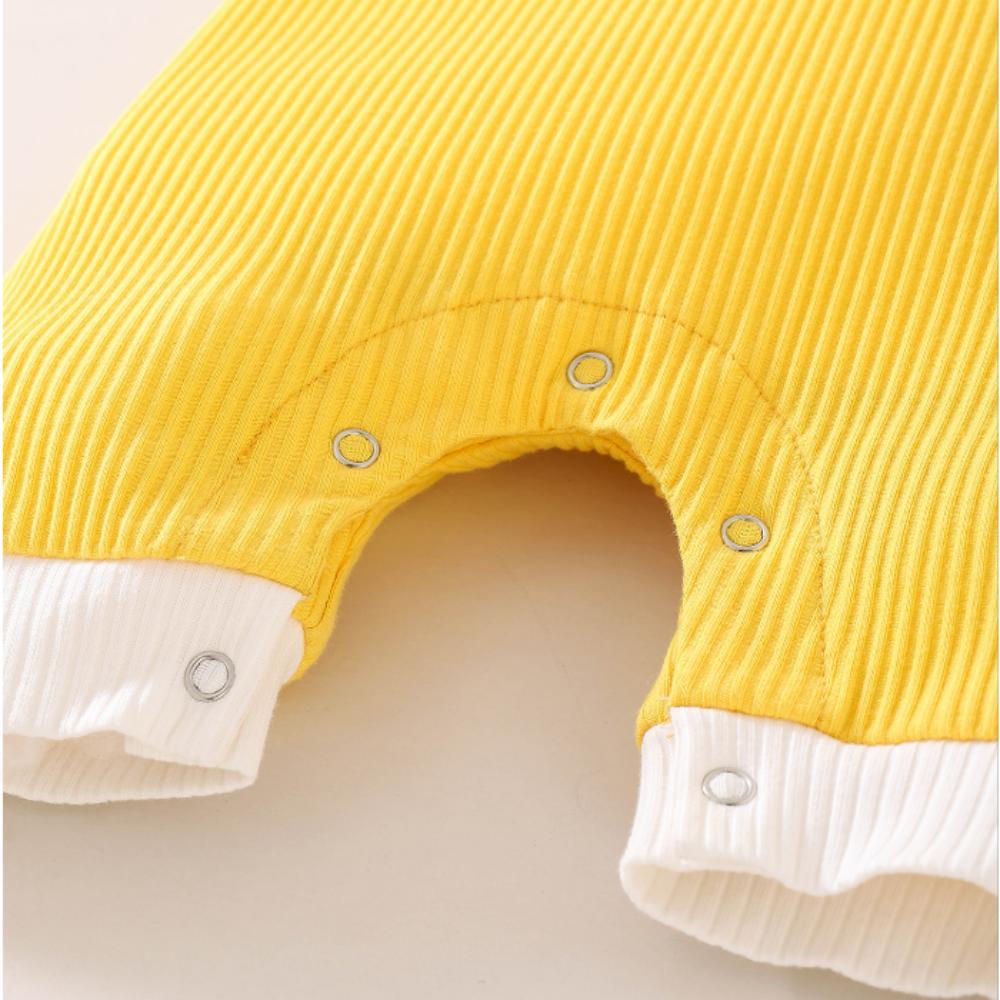 Girls Summer Baby Girl Bow Yellow Pit Strip Short Sleeve Jumpsuit Buy Baby Clothes Wholesale