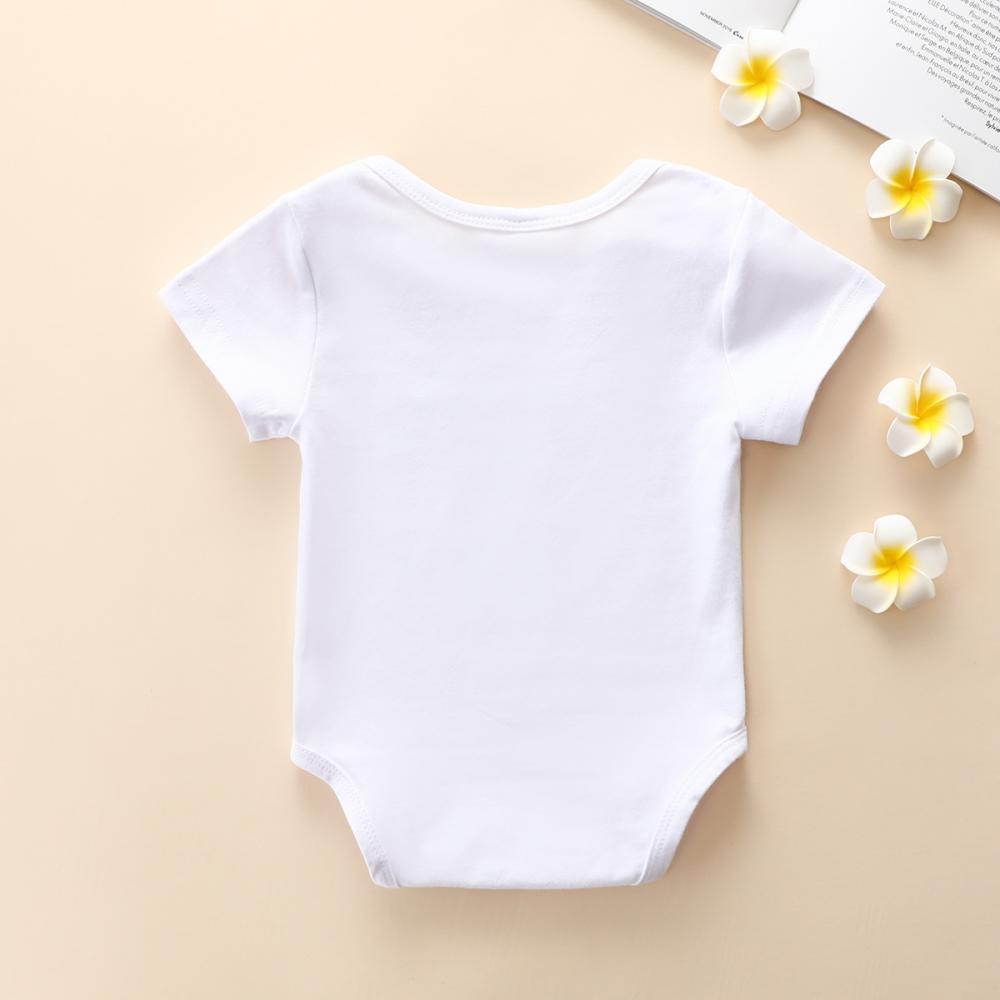 Boys Summer Baby Boy Father's English Printed Short Sleeve Jumpsuit Buy Baby Clothes Wholesale