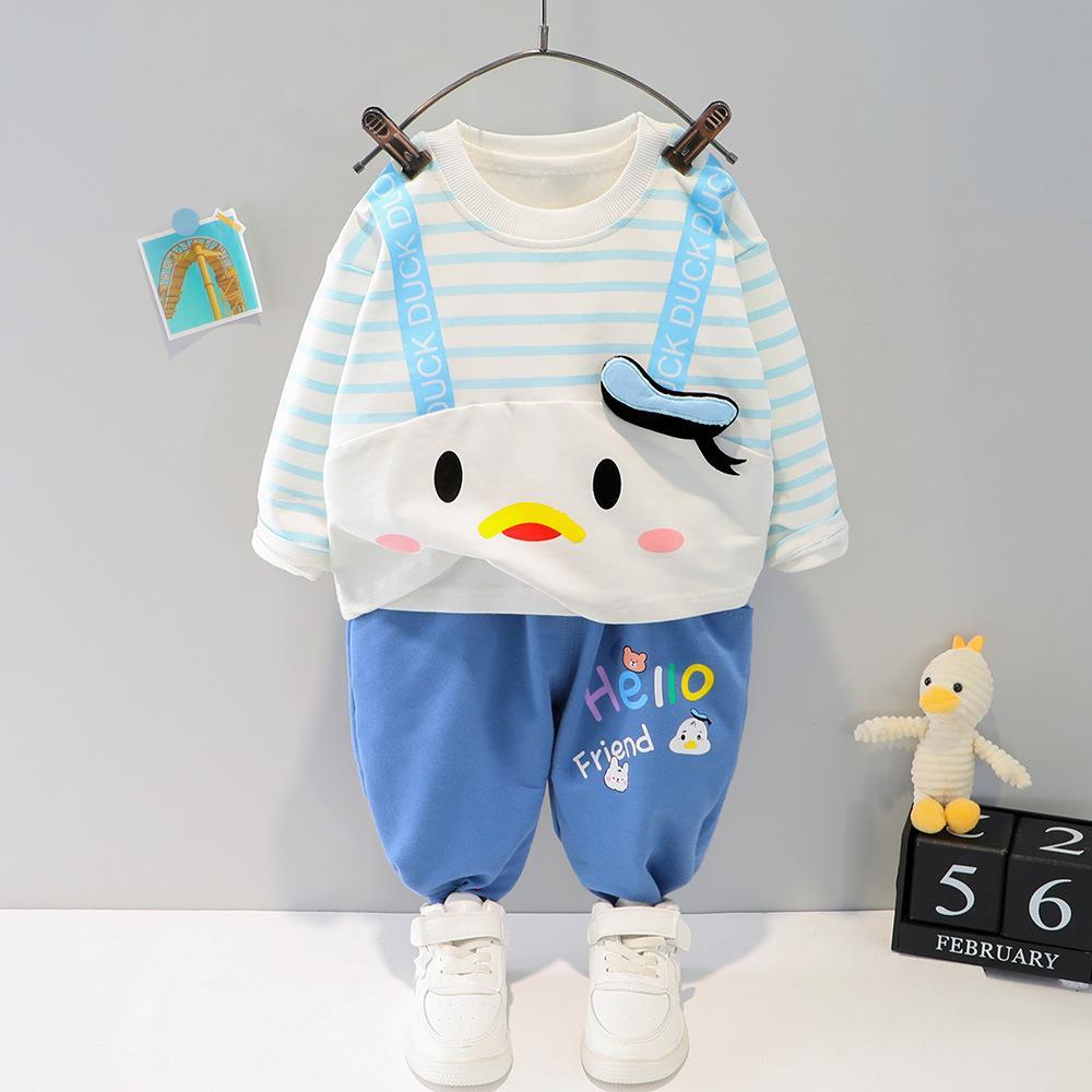 Baby Boys Spring/Autumn Long-sleeve Korean Style Set Baby Boutique Clothing Wholesale