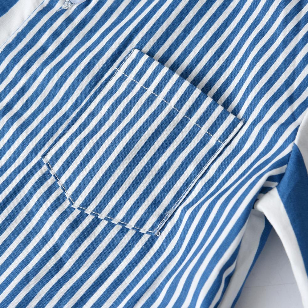 Boys Long-sleeved Striped Shirt Suspenders Trouser Suit Boy Clothes Wholesale