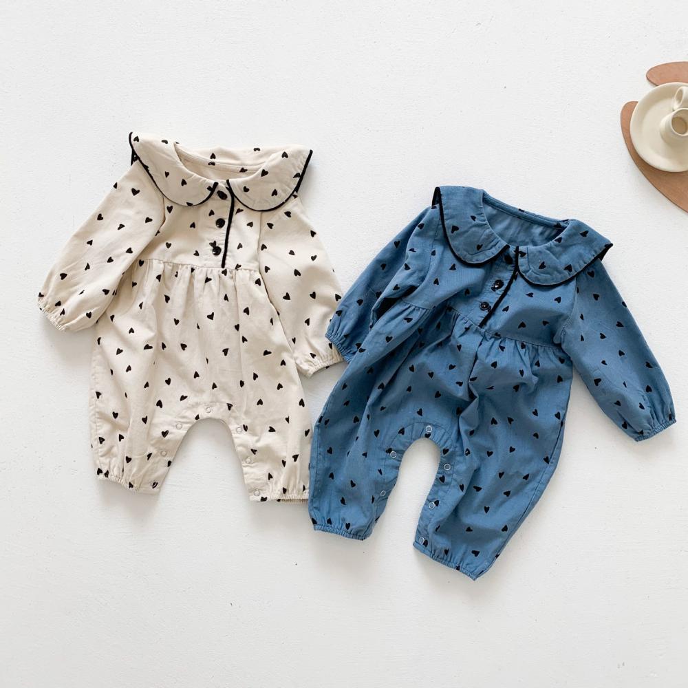 Newborn Boys Long Sleeve Corduroy Jumpsuit Wholesale Clothing Baby
