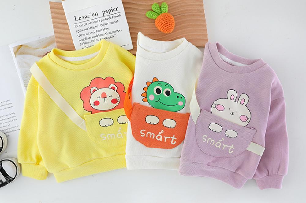 Boys Long Sleeve Hoodie Suit Cute Autumn Set Baby Wholesales