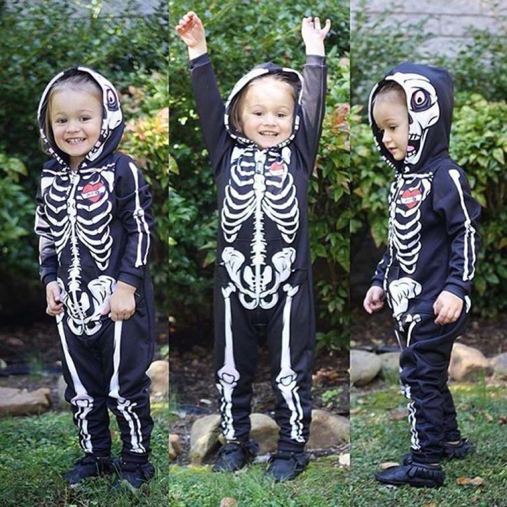 Baby Boys Spring/Autumn Skeleton Long-sleeved Romper Buy Baby Clothes Wholesale