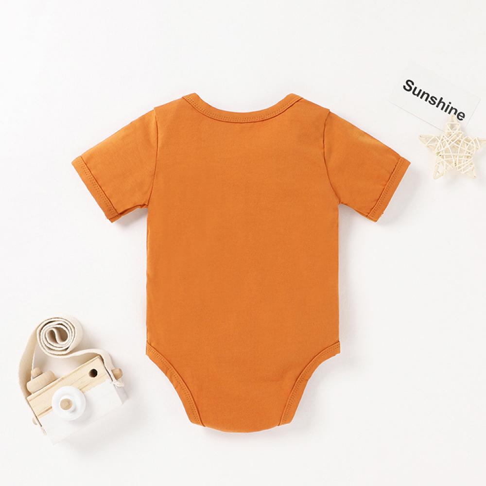Bosy Summer Baby Boy Insect Print Short Sleeve Jumpsuit Baby Clothing Wholesale Distributors
