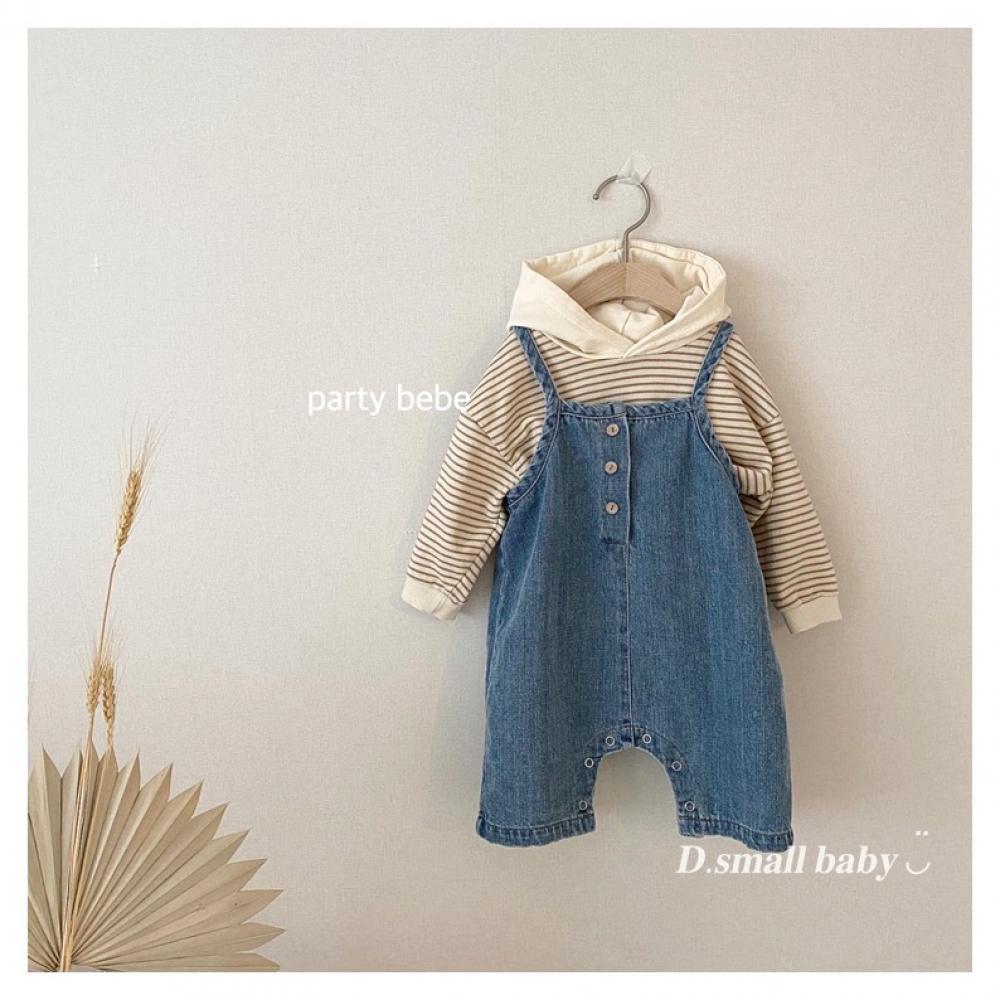 Baby Girls Korean Jumpsuit Jeans Pants Wholesale Baby Clothes Usa