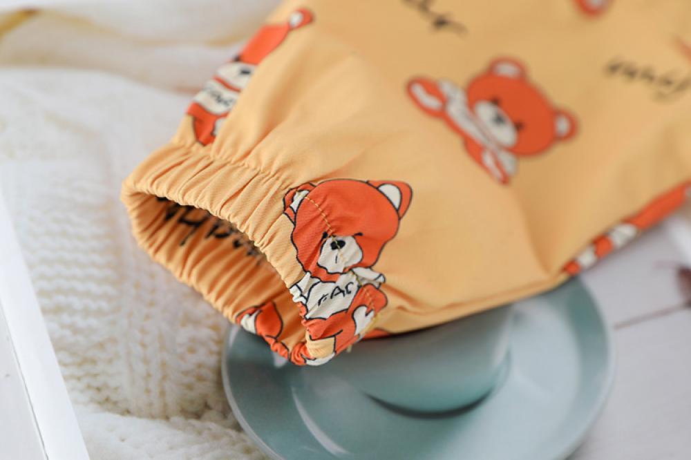 Baby Boys Autumn Long-sleeve Cartoon Bear Hooded Windbreaker Babywear Wholesale