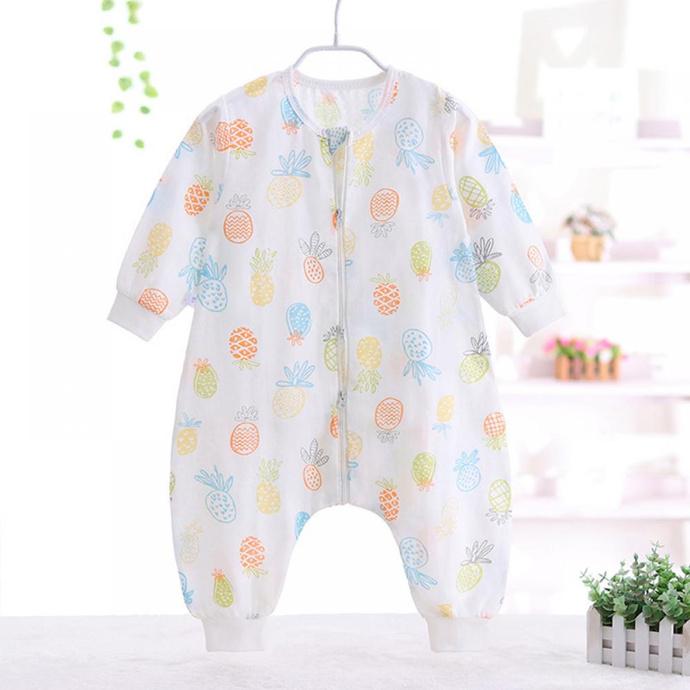 Baby One-Piece Clothes Cotton Gauze Spring And Autumn Summer Baby Pajamas Romper Long-Sleeved Romper Baby Zip Sleeper Wholesale Kids Clothes