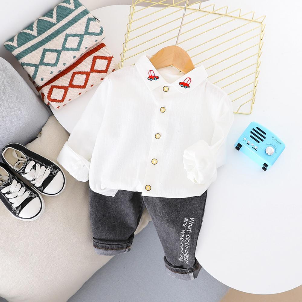 Boys Autumn/spring Knitted Vest Long Sleeve Suit Baby Wholesales