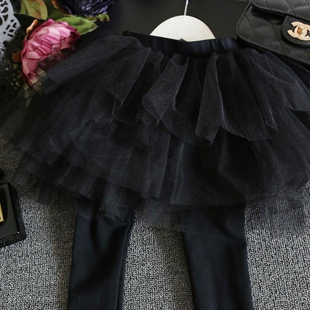 Girls Gauze Skirt Korean Cute Black Pants Baby Girl Wholesale