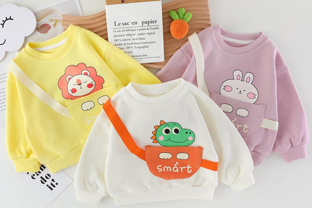 Boys Long Sleeve Hoodie Suit Cute Autumn Set Baby Wholesales