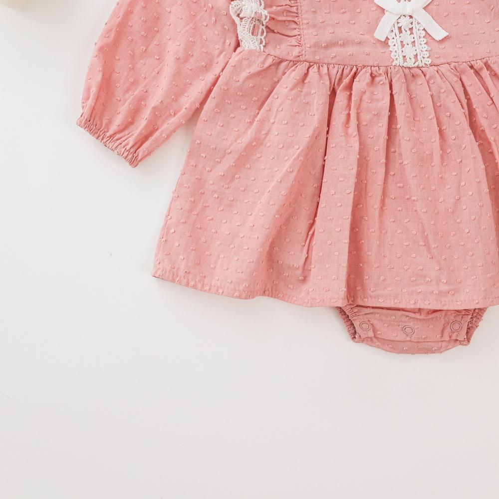 Girls Lolita Long Sleeve Lace Fashion Jumpsuit Wholesale Baby Rompers