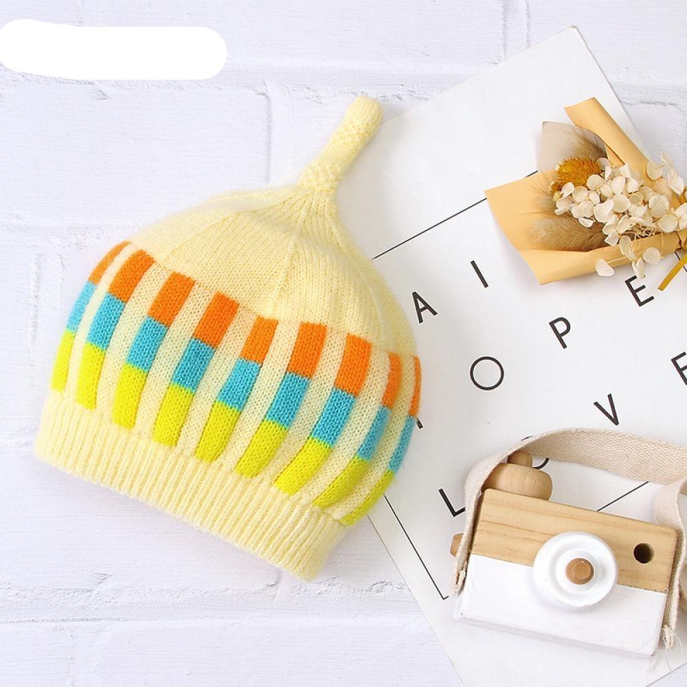 Baby Winter Colorful Striped Knitted Hat Wholesale Baby Boutique