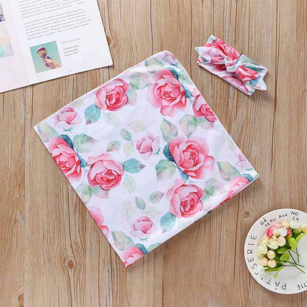 Baby Rose Print Blanket Baby Blankets Wholesalers