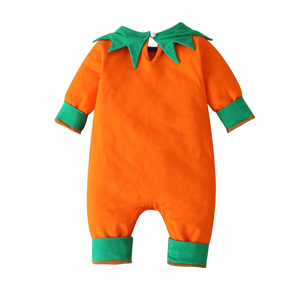 Baby Halloween Style Printed Long Sleeve Jumpsuit Baby Clothing Wholesale