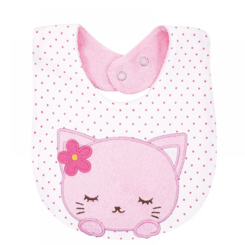 MOQ 3PCS Baby Double Button Saliva Towel Baby Accesories Wholesale